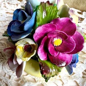 VINTAGE BONE CHINA DENTON ENGLISH FLORAL BOUQUET